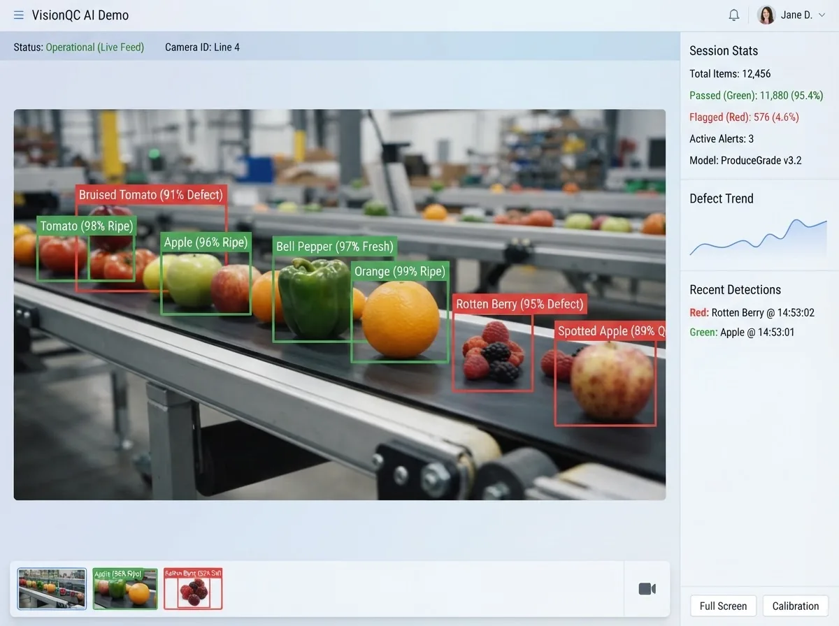 FreshCheck — Food & Beverage